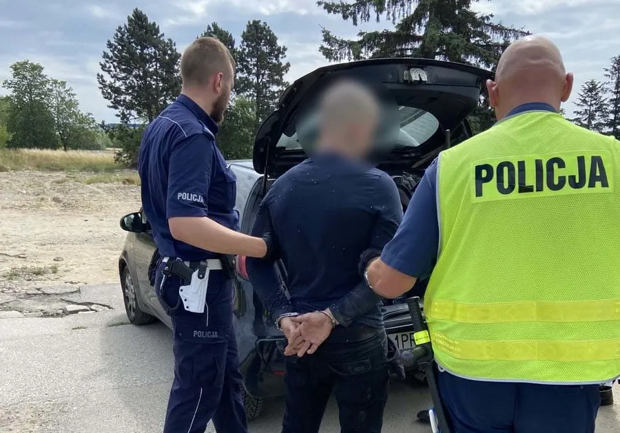 policja kontrola narkotyki kierowca