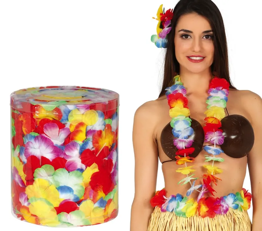 DIY hawajski naszyjnik lei dla chłopca