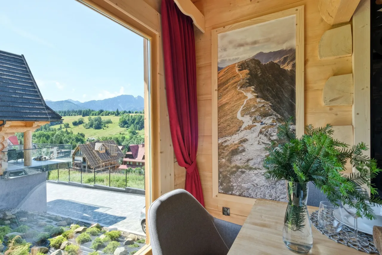 Luksusowe domki Zakopane wnętrza Osada Bachledzki Wierch