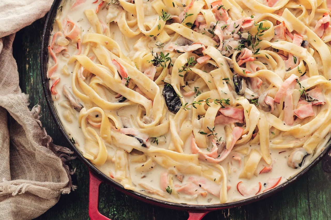 makaron z sosem, idealnie połączony