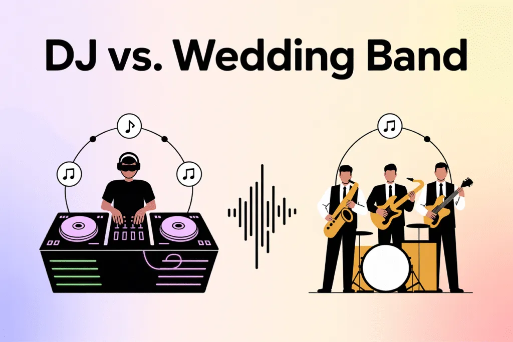 Porównanie kosztów DJ-a i zespołu na wesele