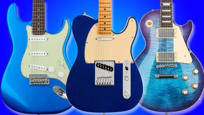 ikoniczne kształty gitar elektrycznych Stratocaster Les Paul Telecaster Superstrat