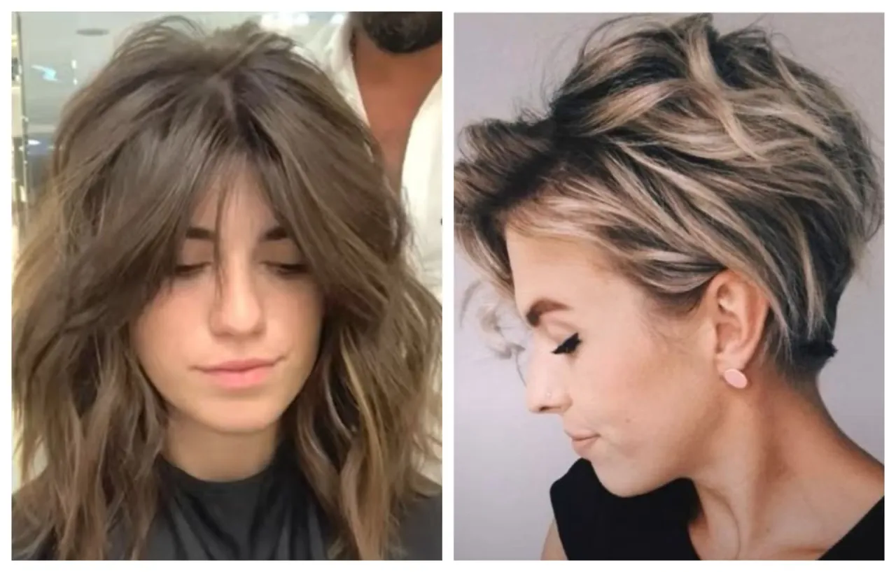 fryzury odmładzające po 40, modne cięcia dla kobiet po 40