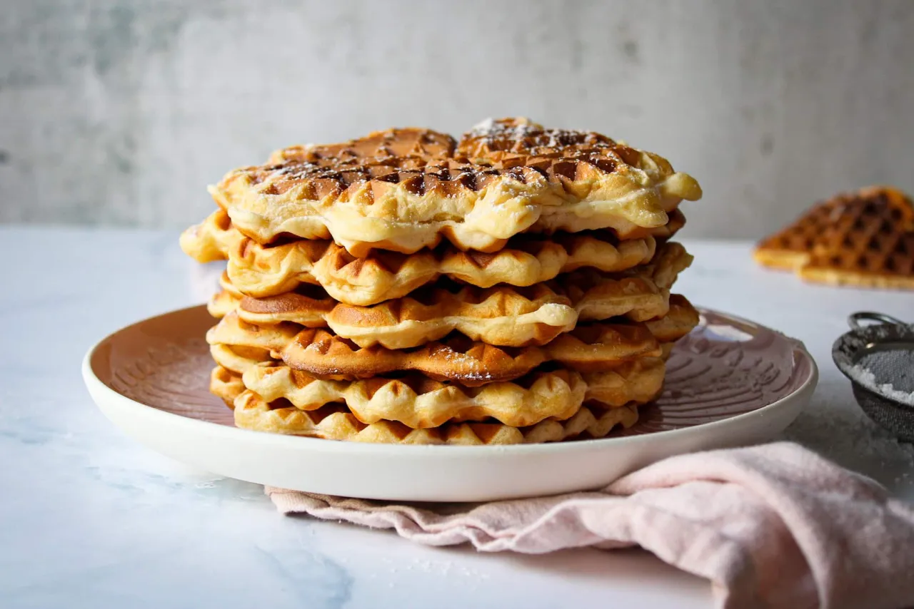 Zdjęcie Luftige Waffeln mit Quark – Ein einfaches Rezept für Genuss ohne Reue