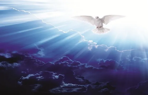 Duch Święty gołębica chrzest Jezusa