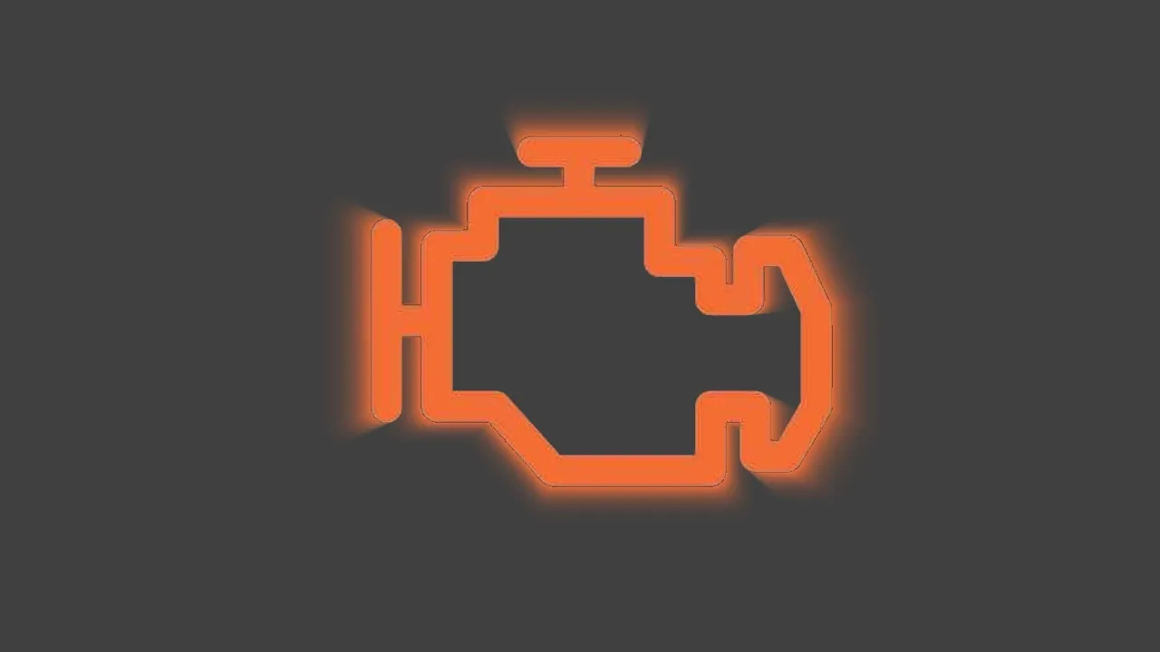 kontrolka check engine na desce rozdzielczej