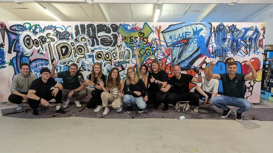 Graffiti Workshop K&ouml;ln Teamevent