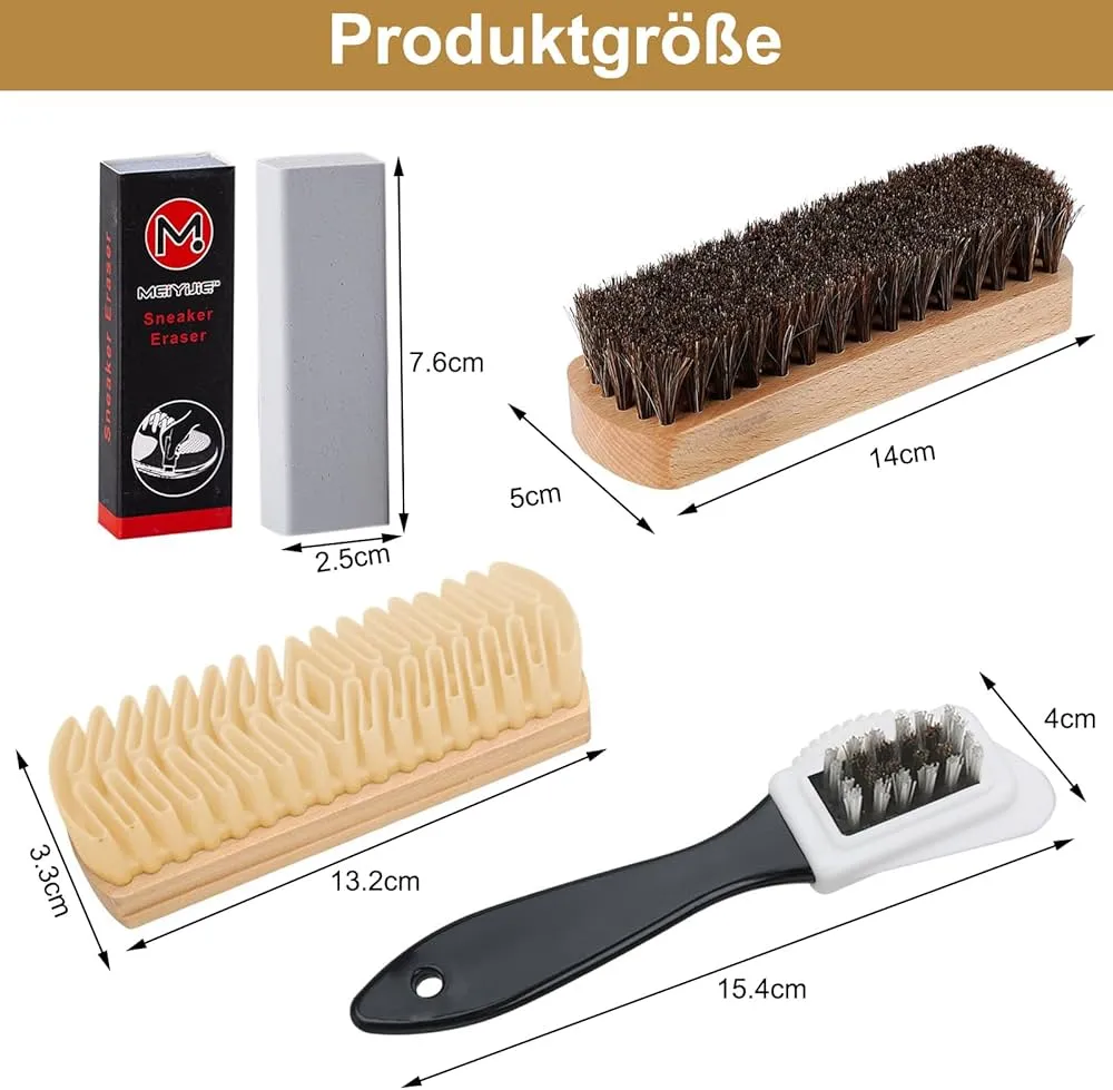 domowe narzędzia do czyszczenia zamszu, szczotka do zamszu, gumka do zamszu