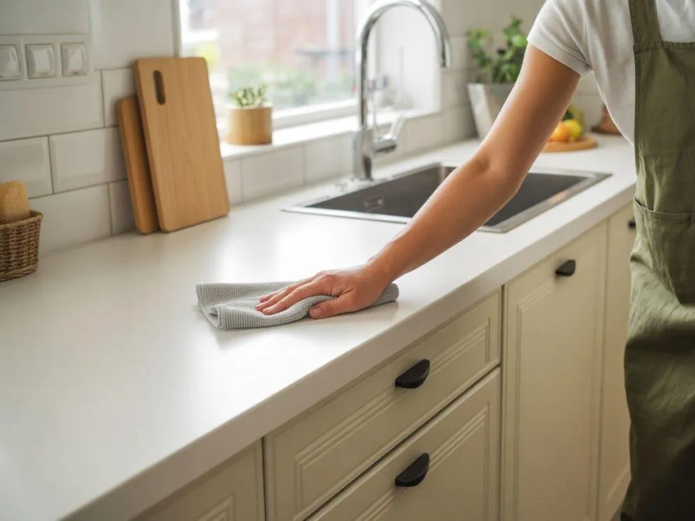 Domowe sposoby czyszczenia mebli kuchennych ocet soda płyn do naczyń