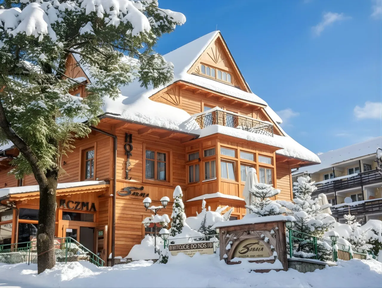 mapa cen noclegów Polska hotele