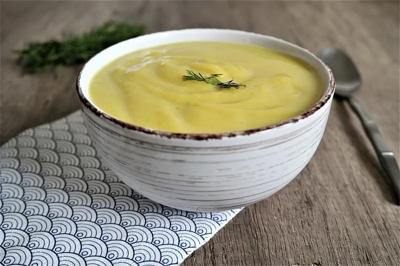 soupe de légumes veloutée sans pommes de terre