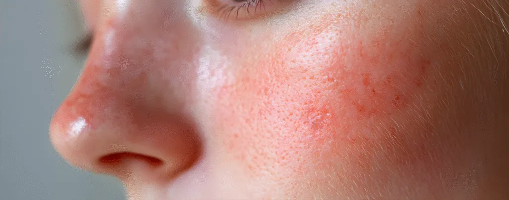 podrażniona skóra po kwasach