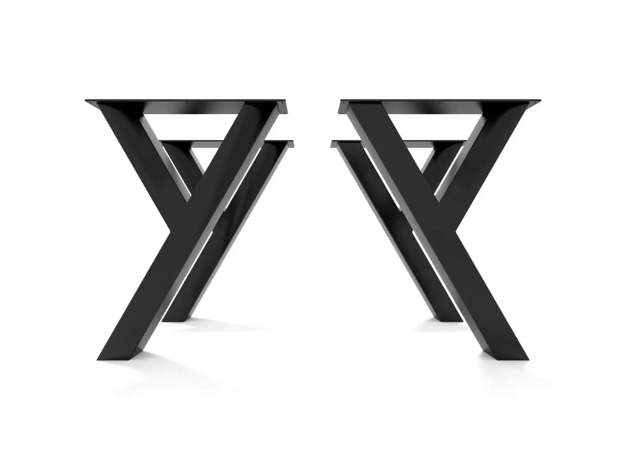 Metalowe nogi do stołu industrialne