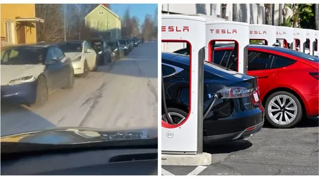 ładowanie Tesla Supercharger dom por&oacute;wnanie