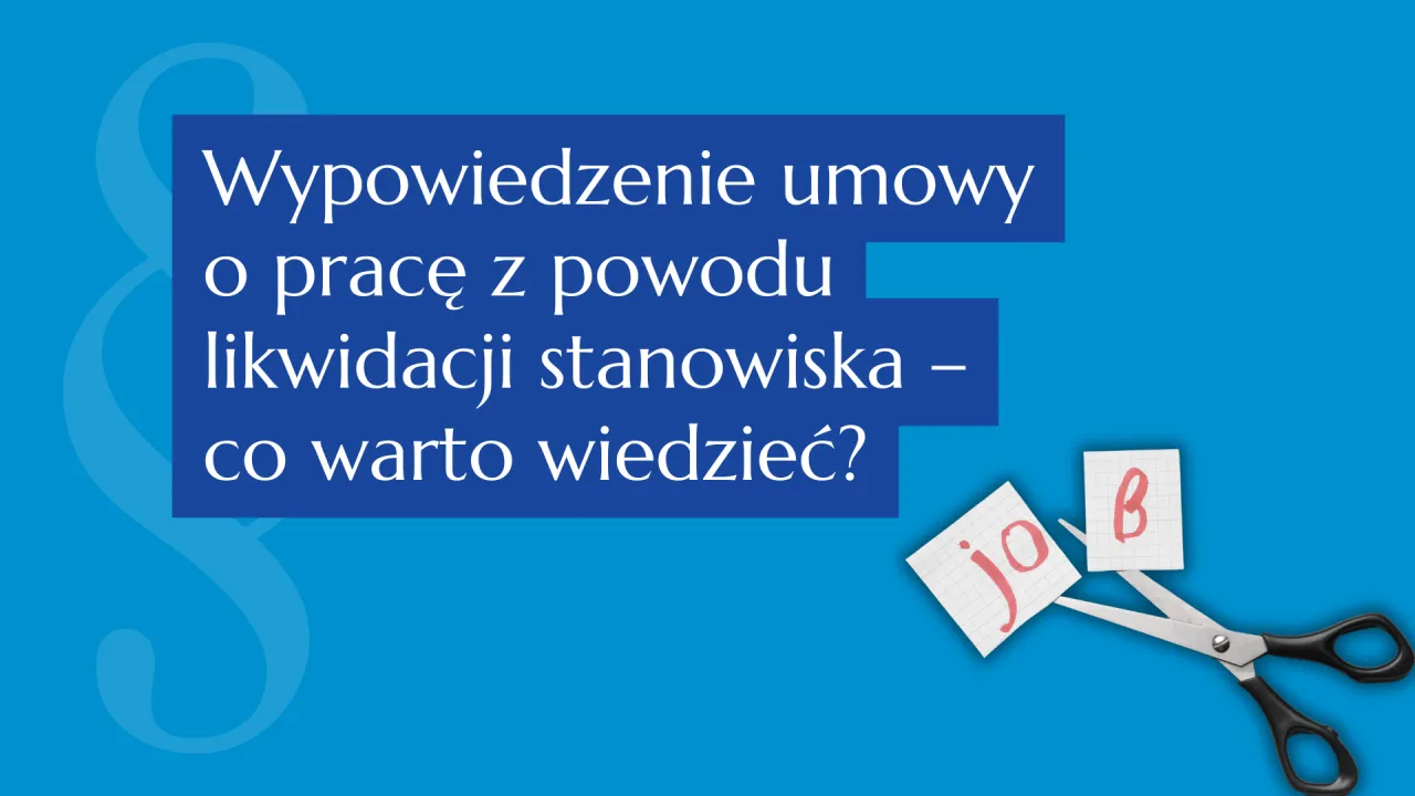 Likwidacja stanowiska pracy prawo