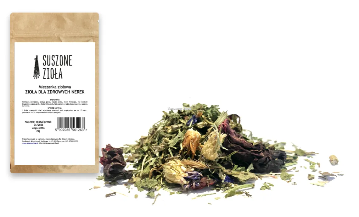 różne zioła na nerki, suszone zioła, zioła lecznicze