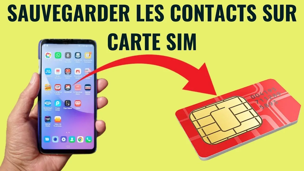 Zdjęcie Comment mettre les contacts sur la carte SIM sans perdre d'informations
