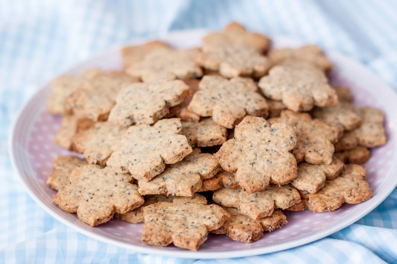 ciastka z mąki orkiszowej i żytniej
