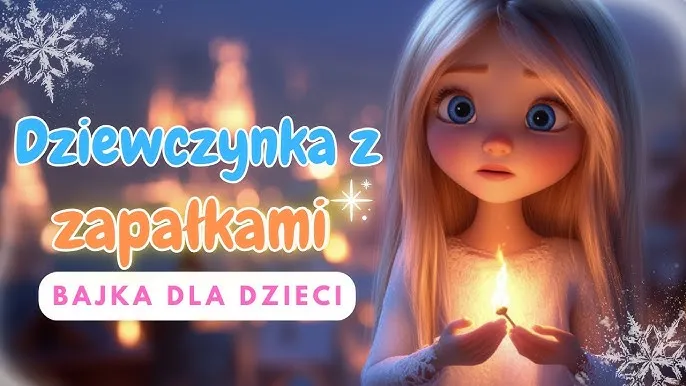 Dziewczynka z zapałkami kontrast zimno ciepło