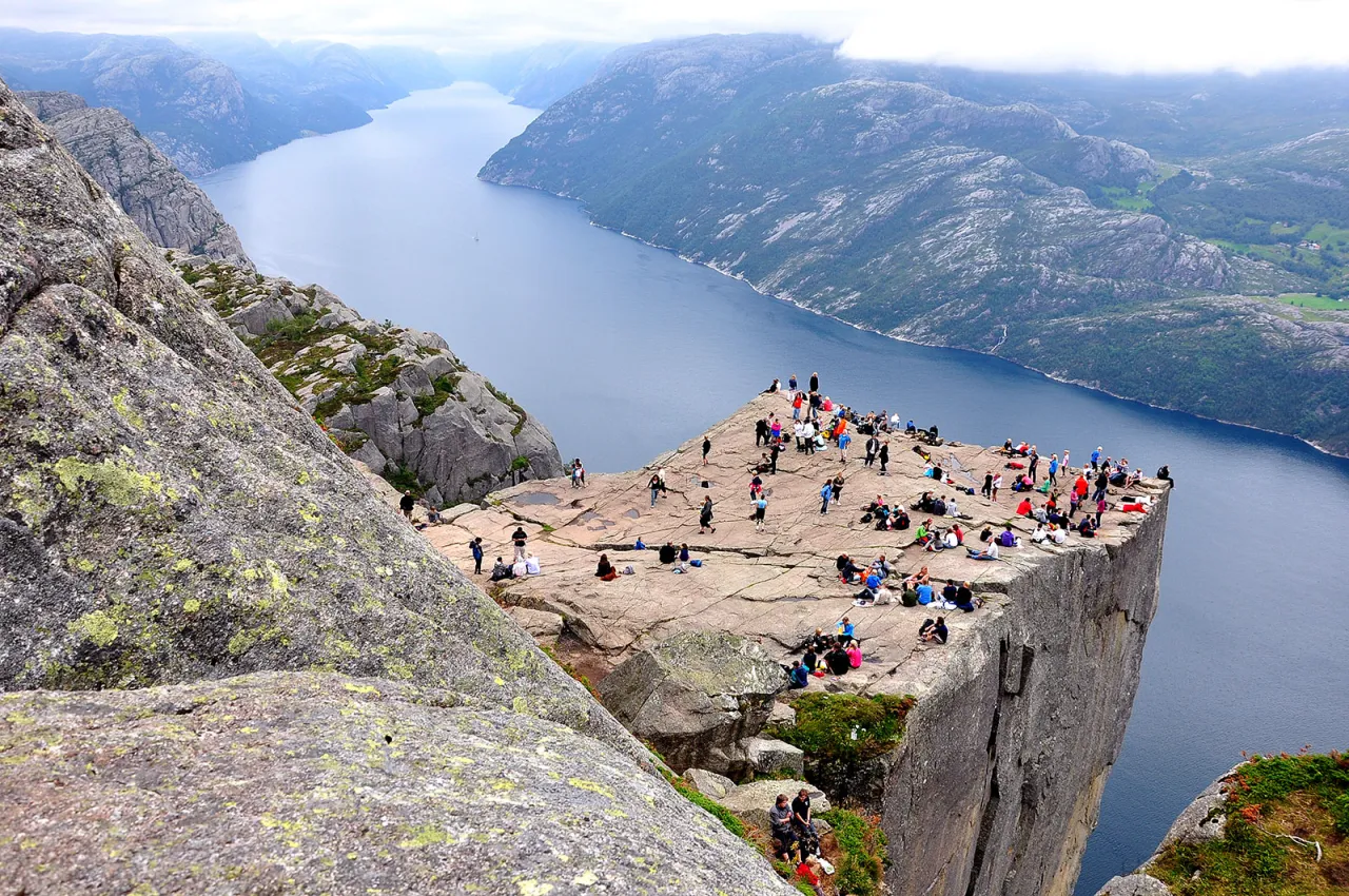 Preikestolen widok z góry