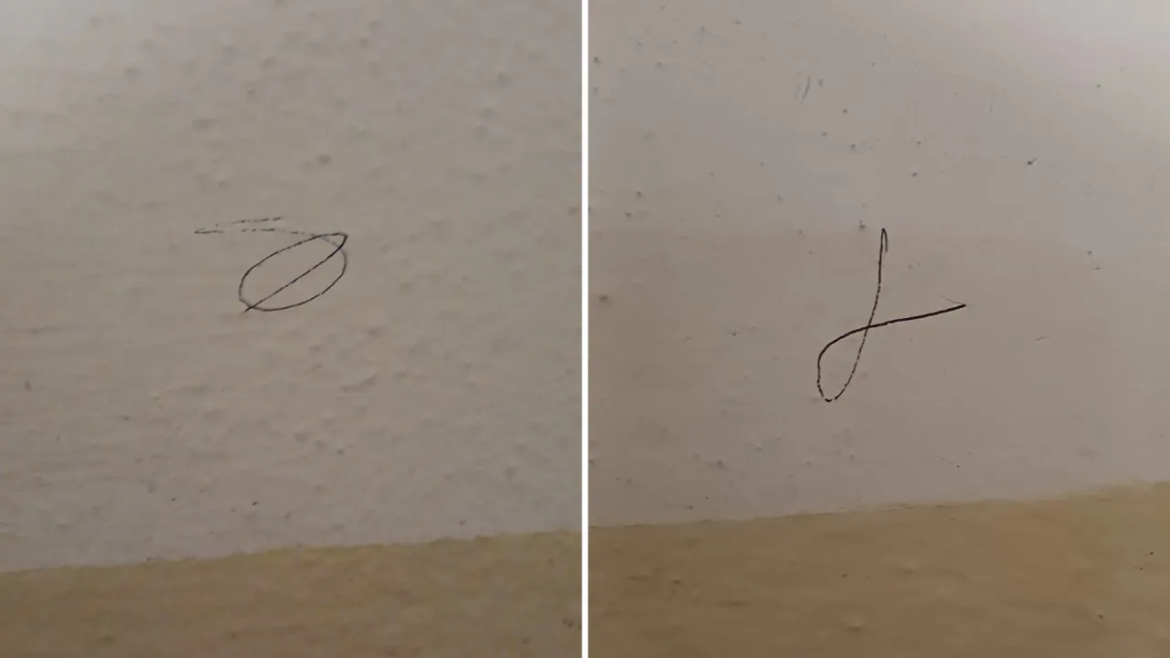 subtelne znaki złodziei na drzwiach wycieraczce domofonie