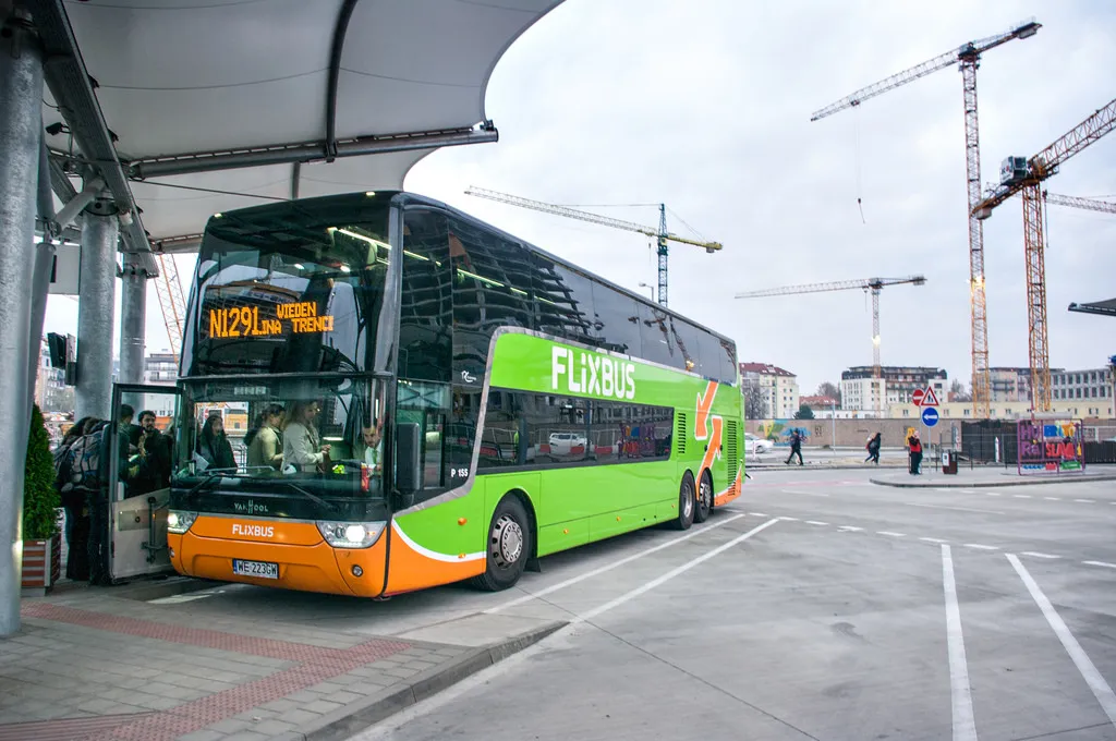 Flixbus autobus Wiedeń