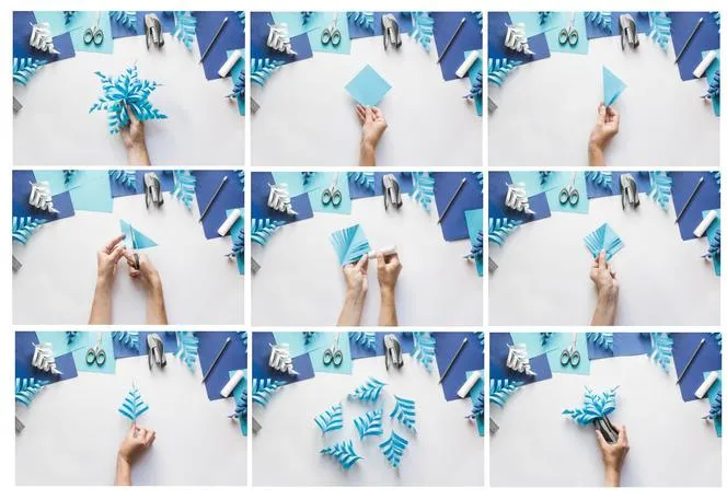 DIY świąteczne ozdoby z papieru krok po kroku