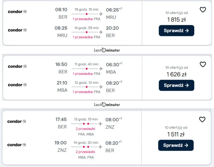 tanie loty egzotyczne kierunki