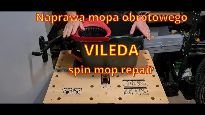 schemat mechanizmu pedału mopa Vileda Turbo