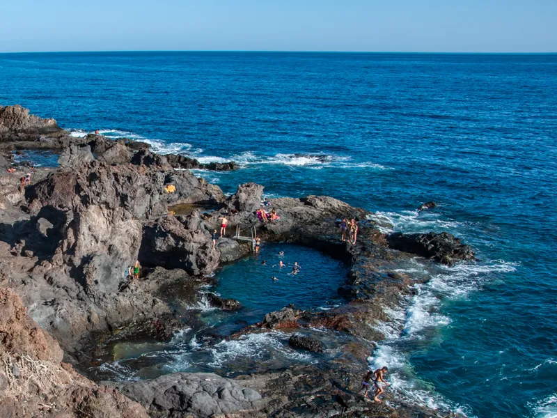 Naturalne baseny Teneryfa charcos