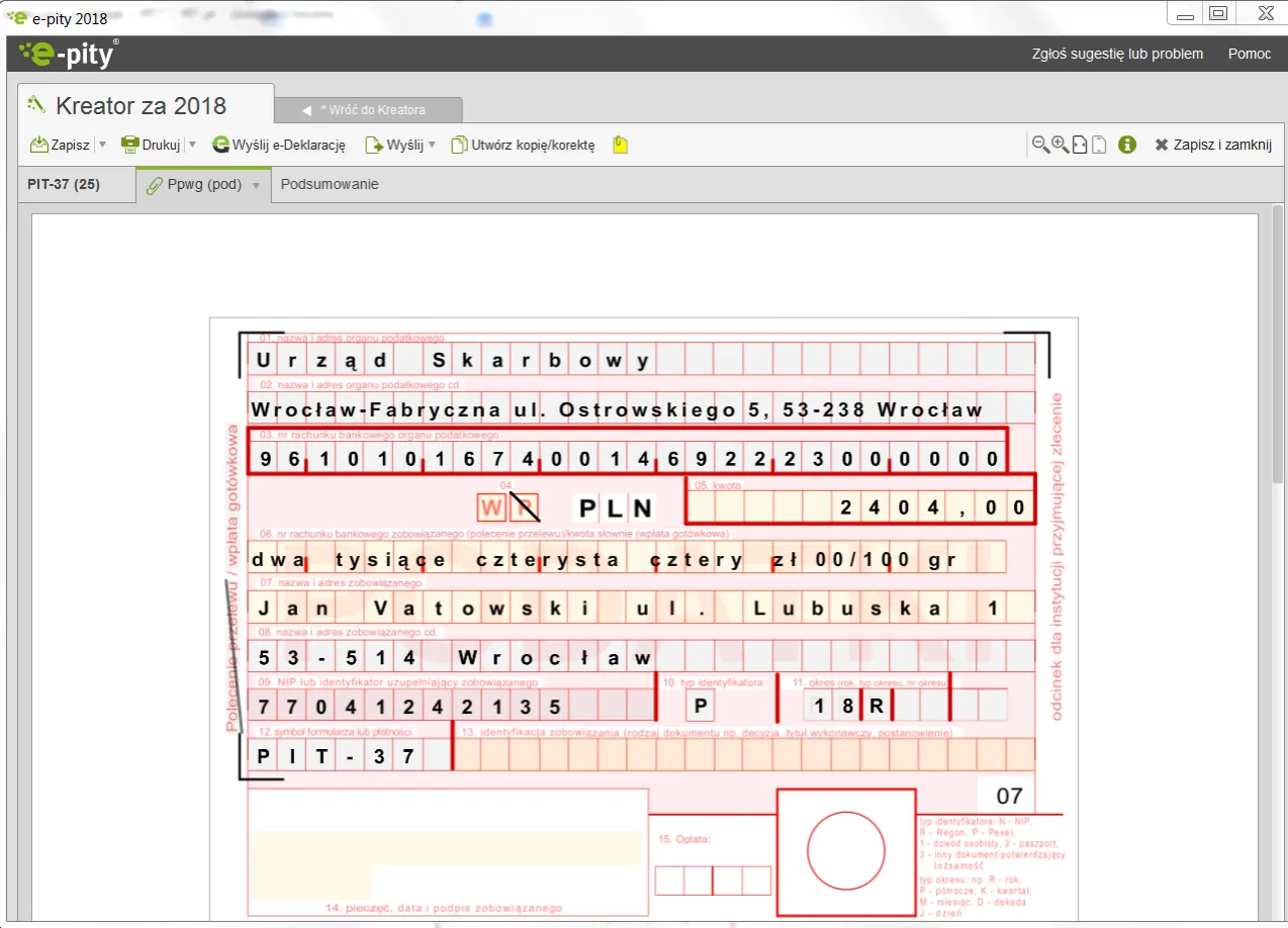 numer konta sądowego gdzie szukać na dokumencie