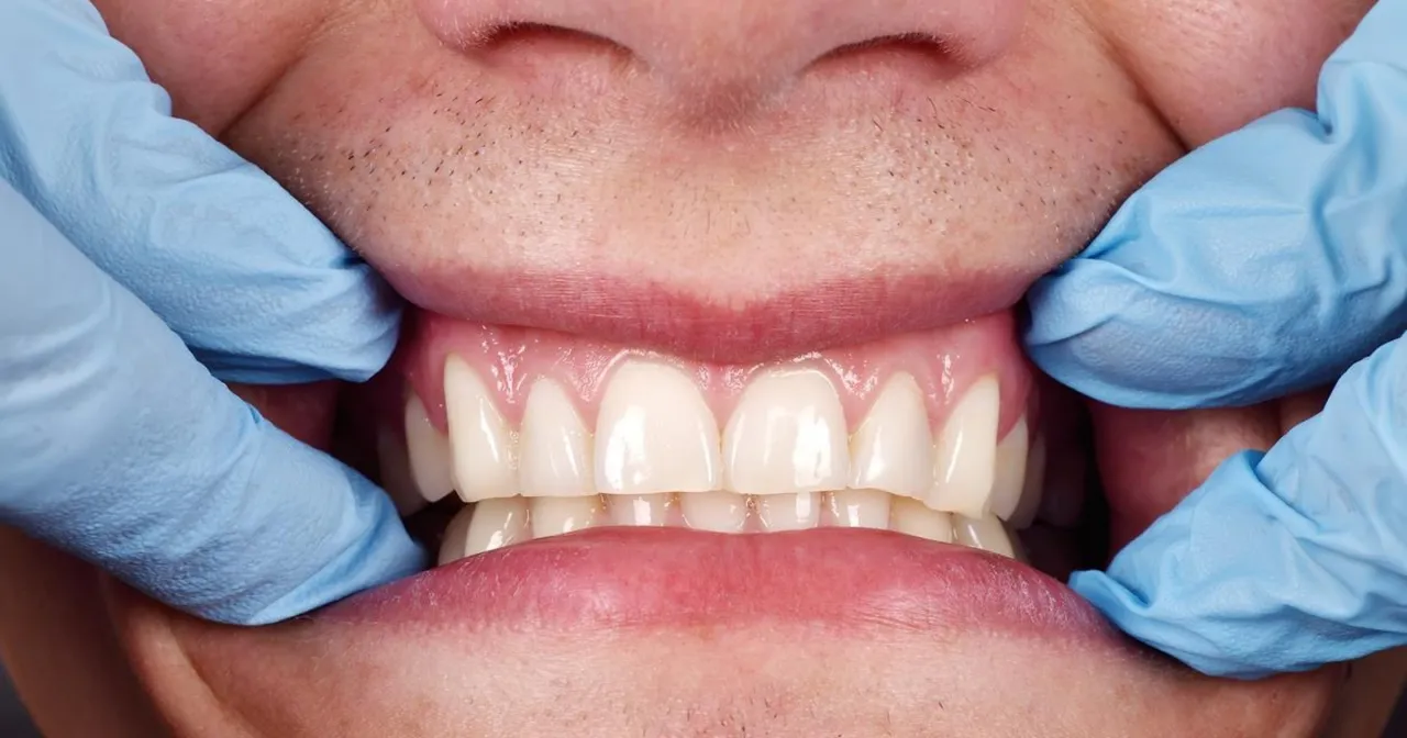 zdrowe i chore dziąsła porównanie