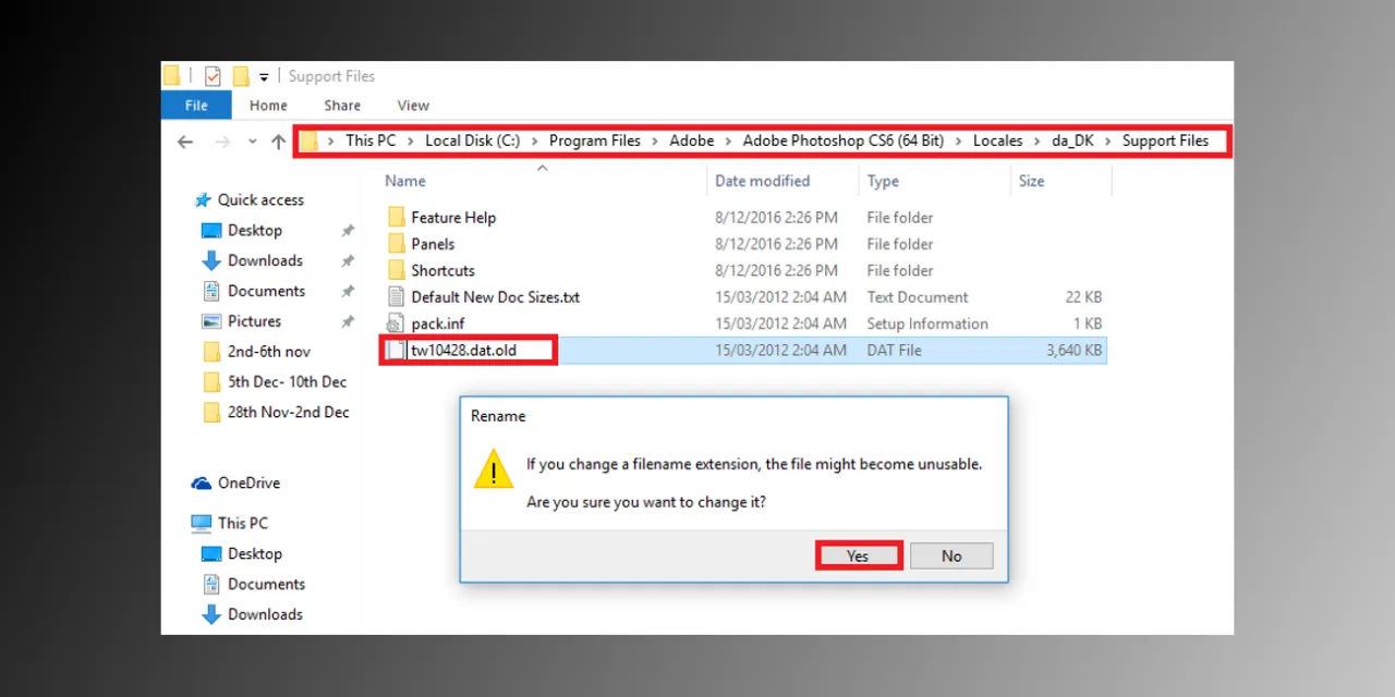 Photoshop CS6 locales folder language files