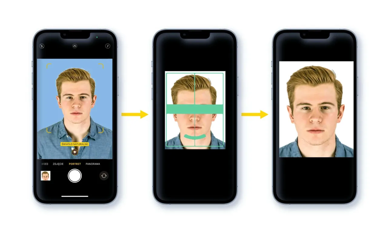Chcesz wiedzieć, gdzie zrobić zdjęcie do dowodu? Aplikacja pokazuje, jak zrobić idealne zdjęcie paszportowe na telefonie, z uwzględnieniem światła i kadrowania.