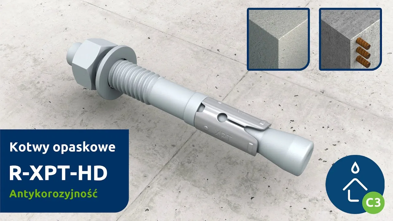 zasada działania kotwy rozporowej animacja