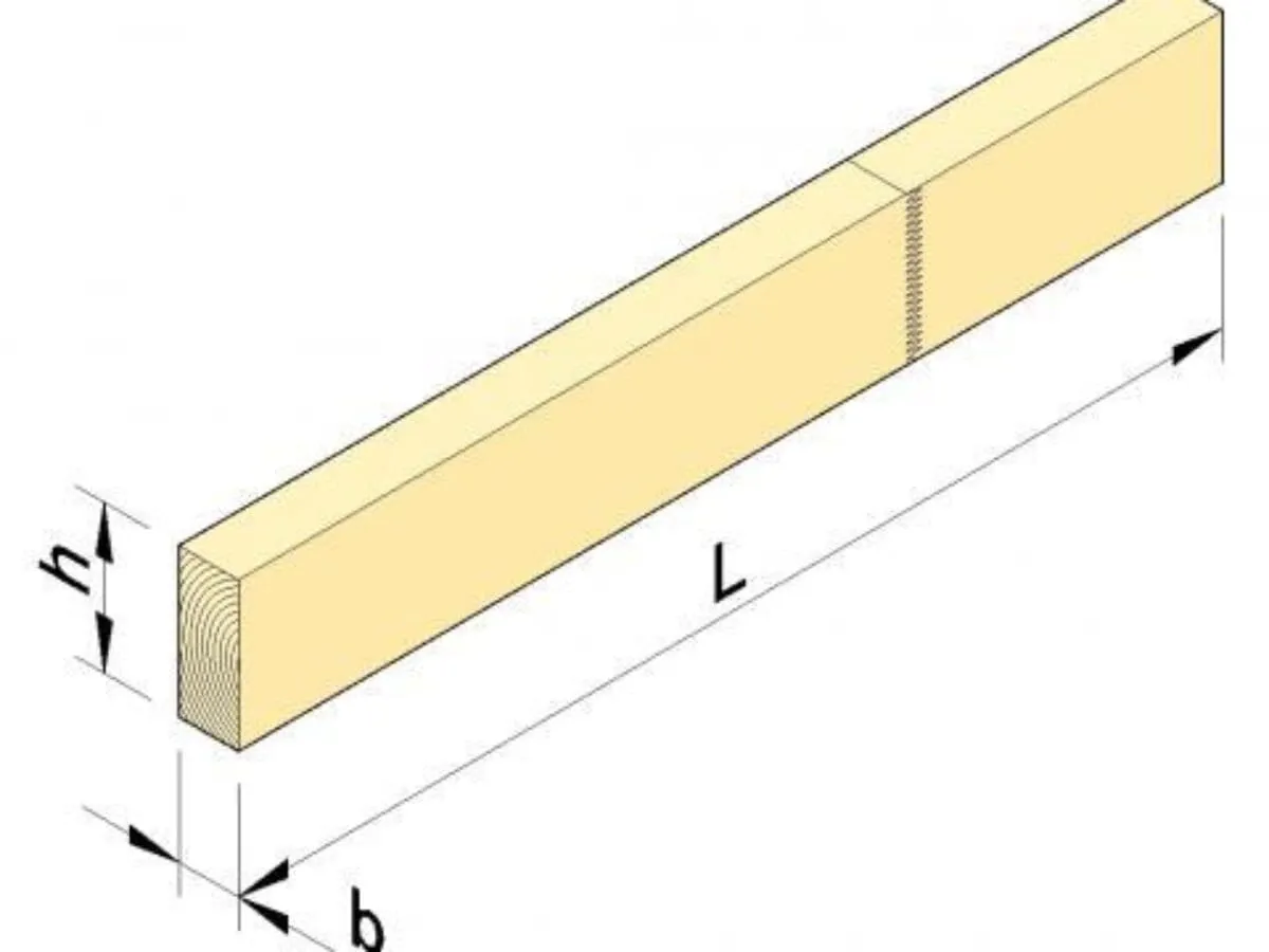 Porównanie drewna C24 KVH BSH przekroje