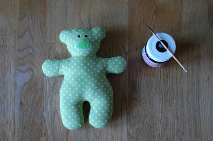materiały do szycia pluszowego misia akcesoria