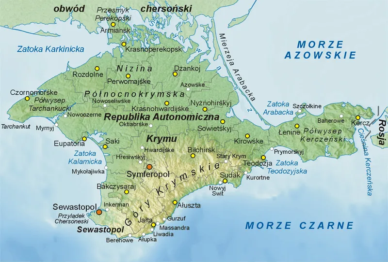 Zdjęcie Gdzie dokładnie znajduje się Półwysep Krymski? Położenie, historia i znaczenie