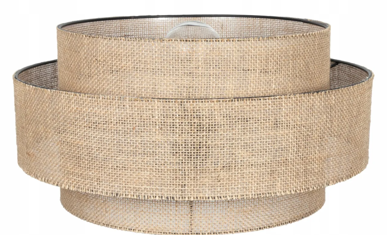 Abażury z r&oacute;żnych materiał&oacute;w: len, welur, rattan