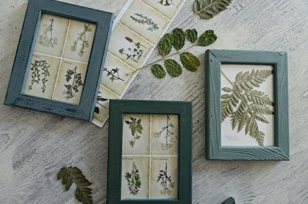 inspiracje dekoracji ramek na zdjęcia DIY