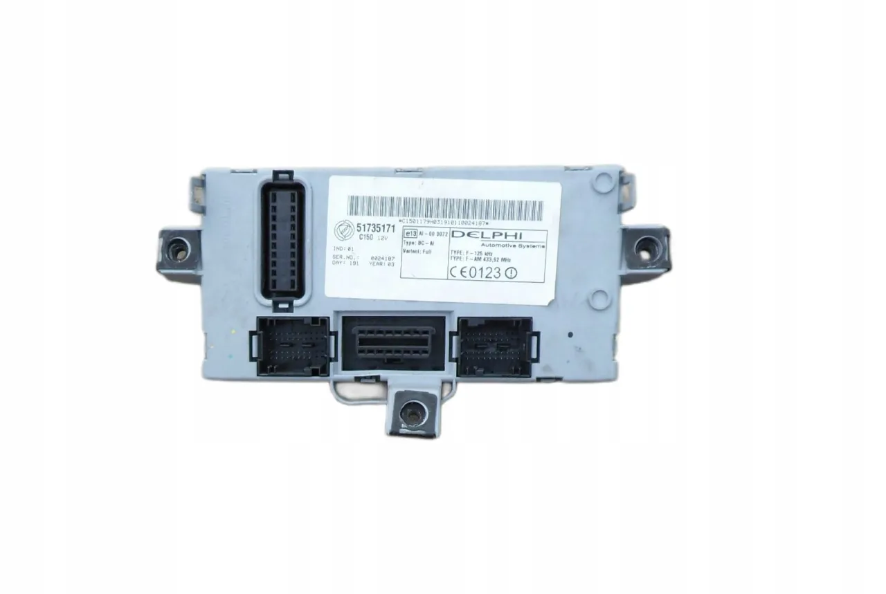 Fiat Punto 2 Body Computer oznaczenia