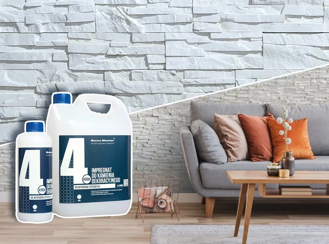Impregnat do kamienia dekoracyjnego gipsowego efekty