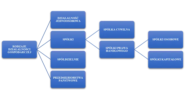 różne formy prawne firm w Polsce