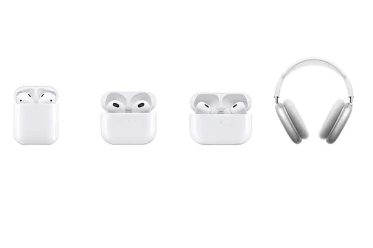 AirPods Standard Generationen Vergleich