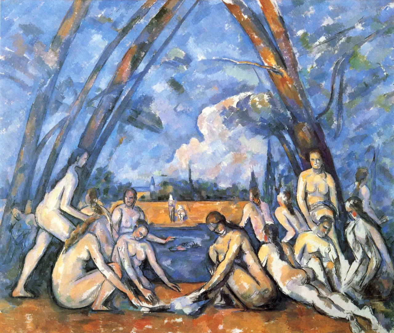 Paul C&eacute;zanne Die gro&szlig;en Badenden