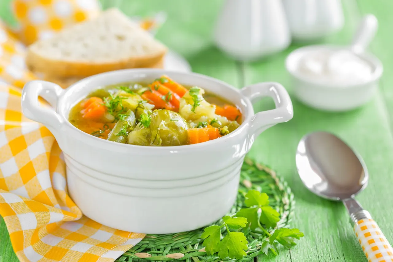 Recette soupe aux choux minceur ingr&eacute;dients