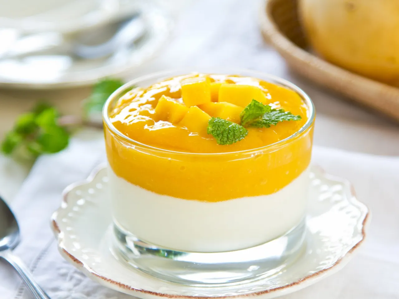 Zutaten Mango Joghurt Dessert