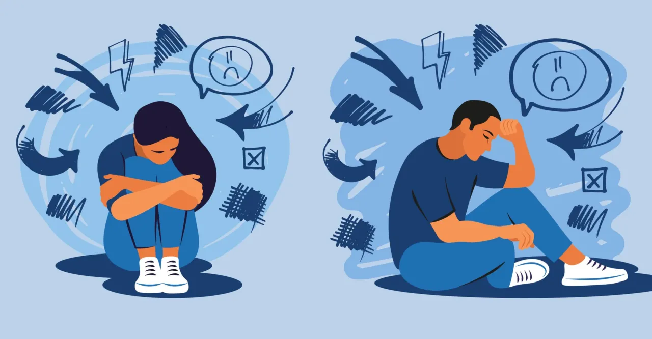 Osoba wykonująca zadanie ze strachem, szybka reakcja na zagrożenie