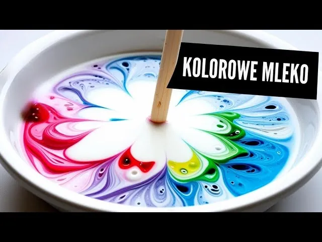 Inne proste eksperymenty z mlekiem dla dzieci