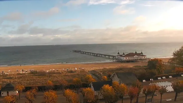 Ahlbeck Seebr&uuml;cke Webcam Ansicht
